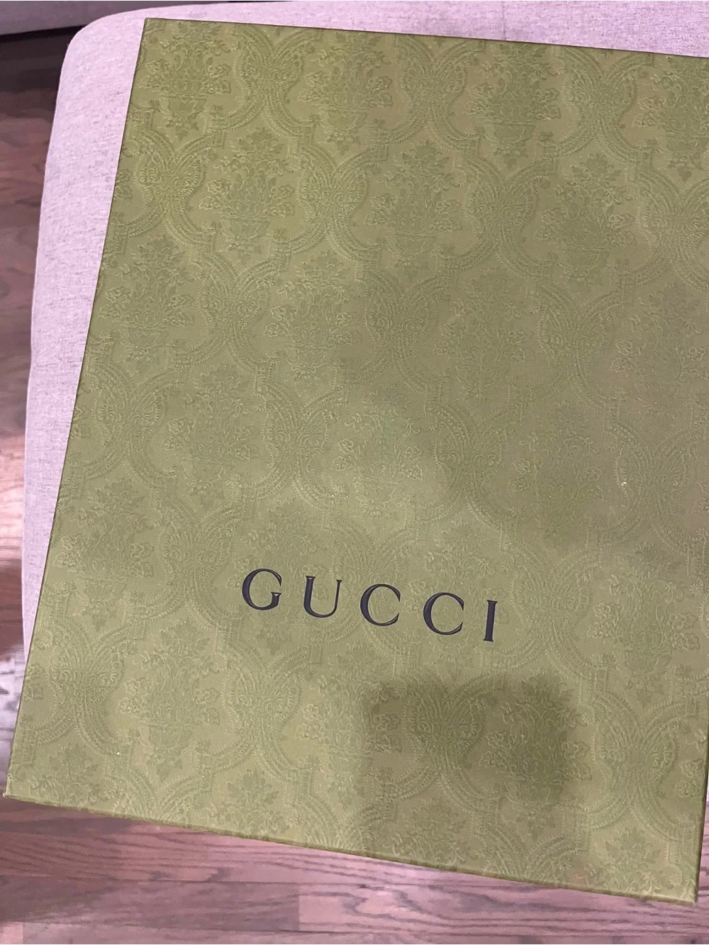Gucci cream leather